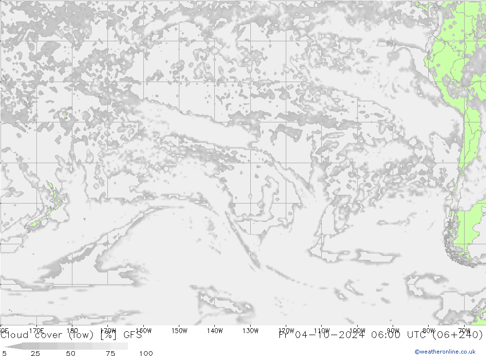 облака (низкий) GFS пт 04.10.2024 06 UTC