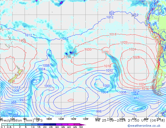 Precipitación GFS septiembre 2024