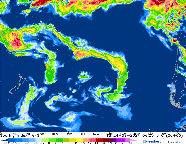 Soaring Index GFS Tu 24.09.2024 06 UTC