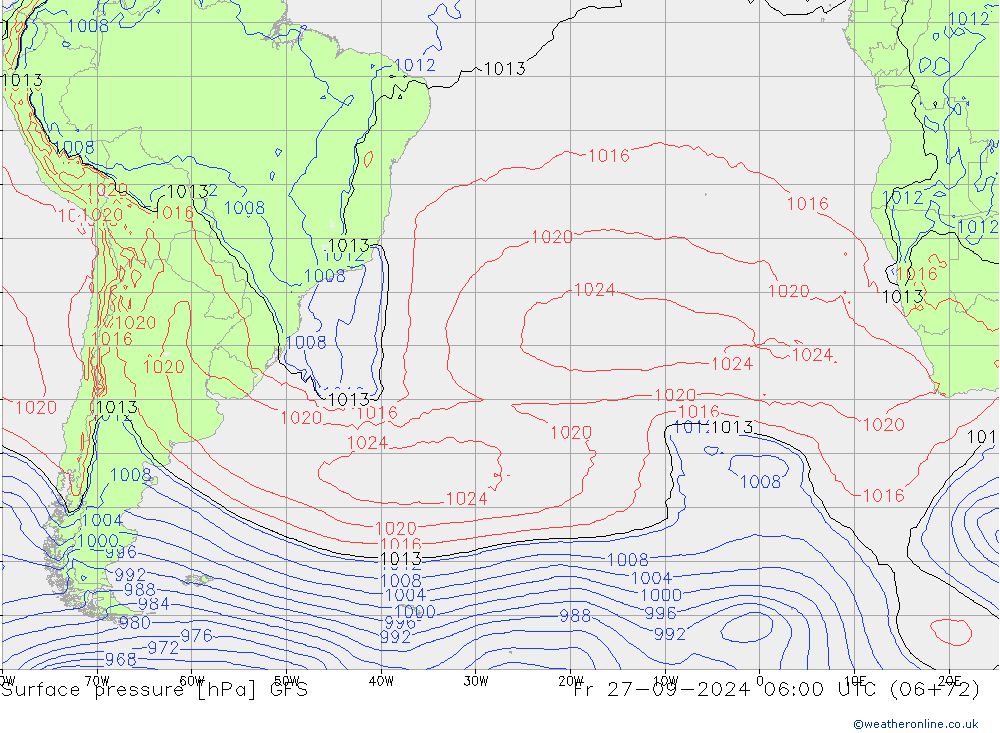 GFS: pt. 27.09.2024 06 UTC