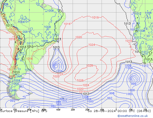 GFS:  28.09.2024 00 UTC