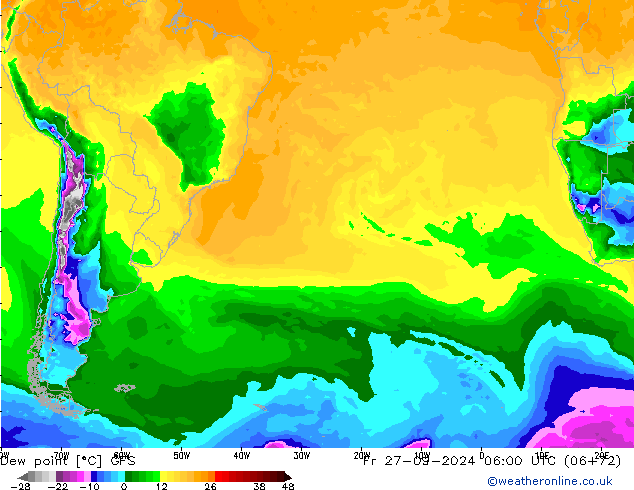 punkt rosy GFS pt. 27.09.2024 06 UTC