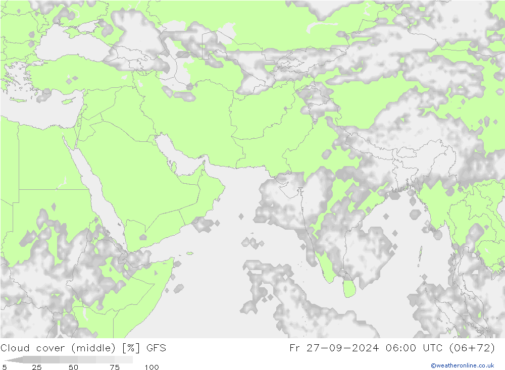 Bulutlar (orta) GFS Cu 27.09.2024 06 UTC