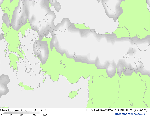 Nubes altas GFS mar 24.09.2024 18 UTC