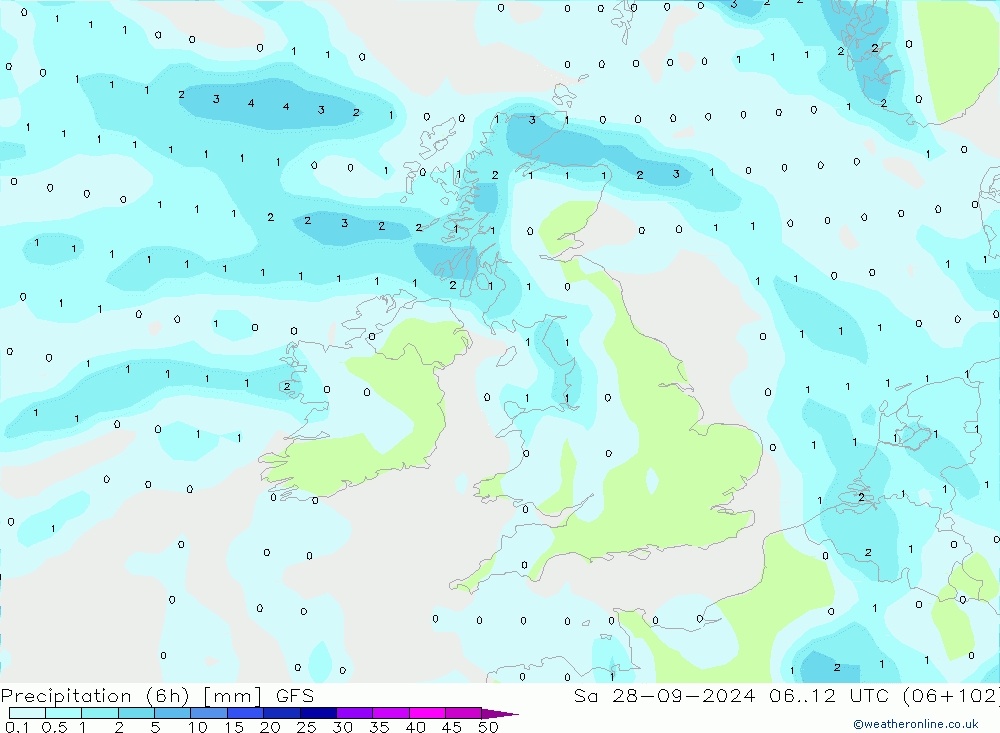  (6h) GFS  28.09.2024 12 UTC