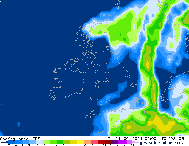 Soaring Index GFS mar 24.09.2024 09 UTC