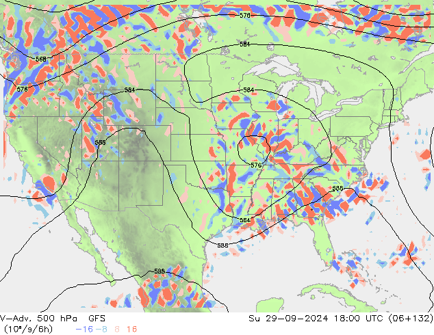 V-Adv. 500 hPa GFS Su 29.09.2024 18 UTC