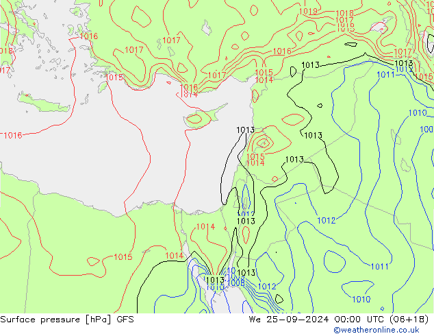 GFS: We 25.09.2024 00 UTC