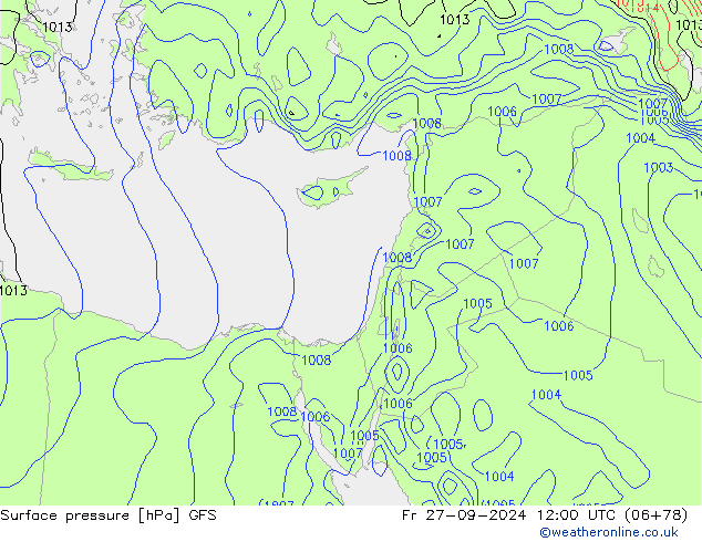 GFS: Cu 27.09.2024 12 UTC