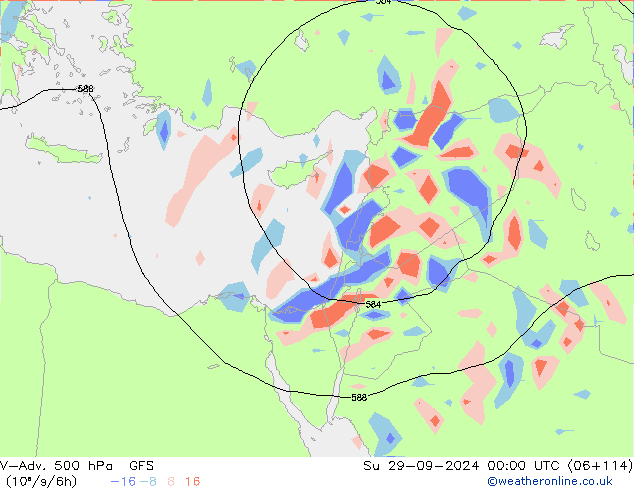 V-Adv. 500 hPa GFS So 29.09.2024 00 UTC