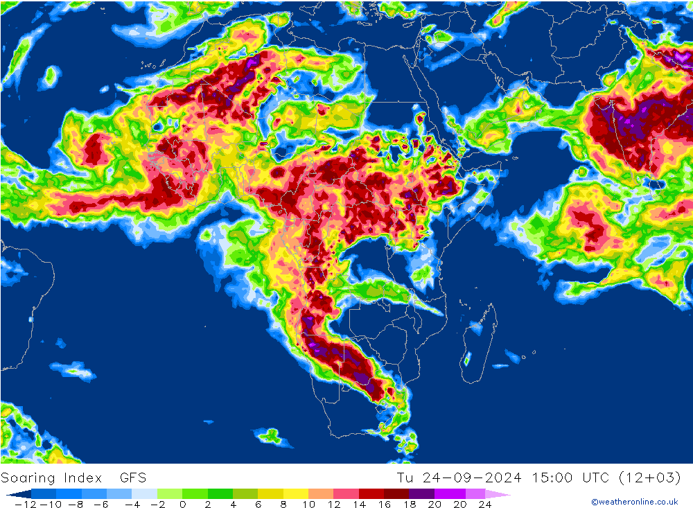 Soaring Index GFS Tu 24.09.2024 15 UTC