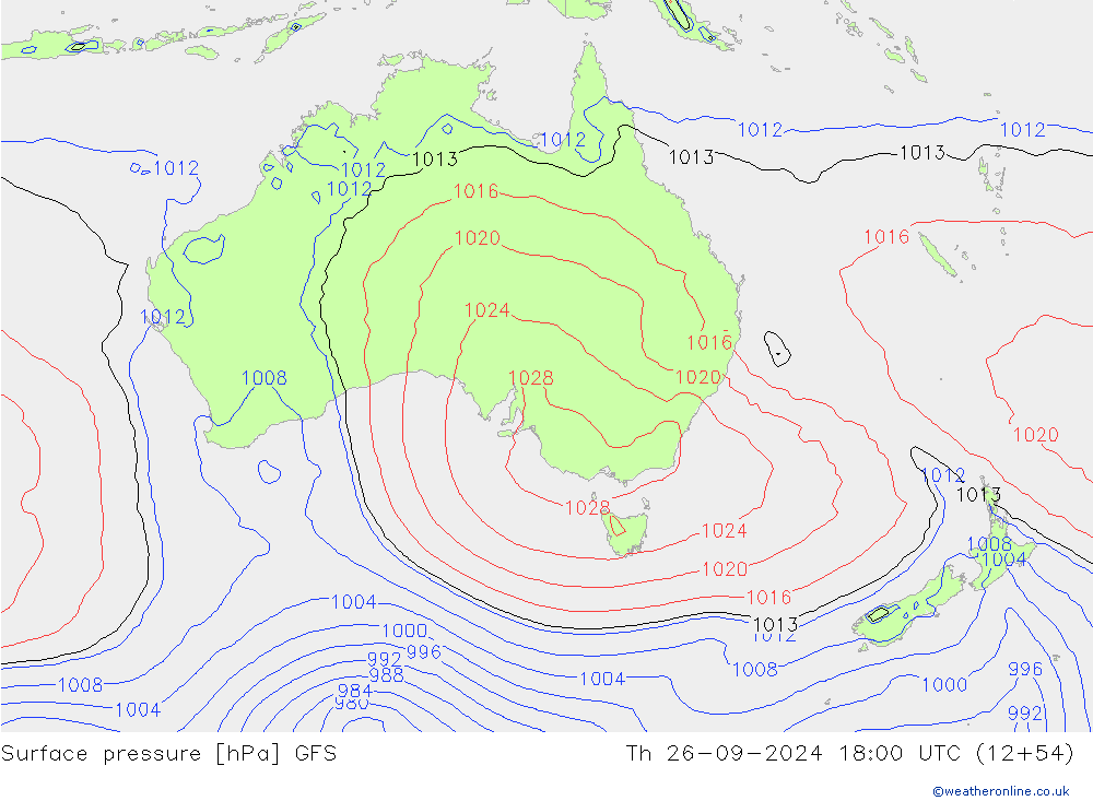 GFS: Th 26.09.2024 18 UTC