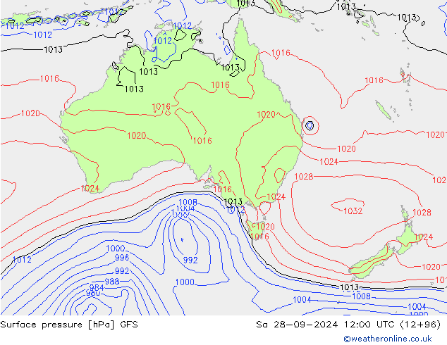 GFS: Cts 28.09.2024 12 UTC