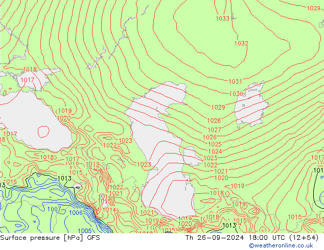 GFS: Th 26.09.2024 18 UTC