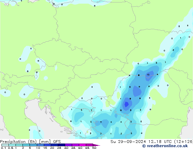 Z500/Rain (+SLP)/Z850 GFS nie. 29.09.2024 18 UTC