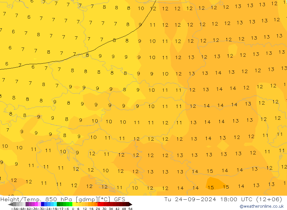 Z500/Rain (+SLP)/Z850 GFS mar 24.09.2024 18 UTC