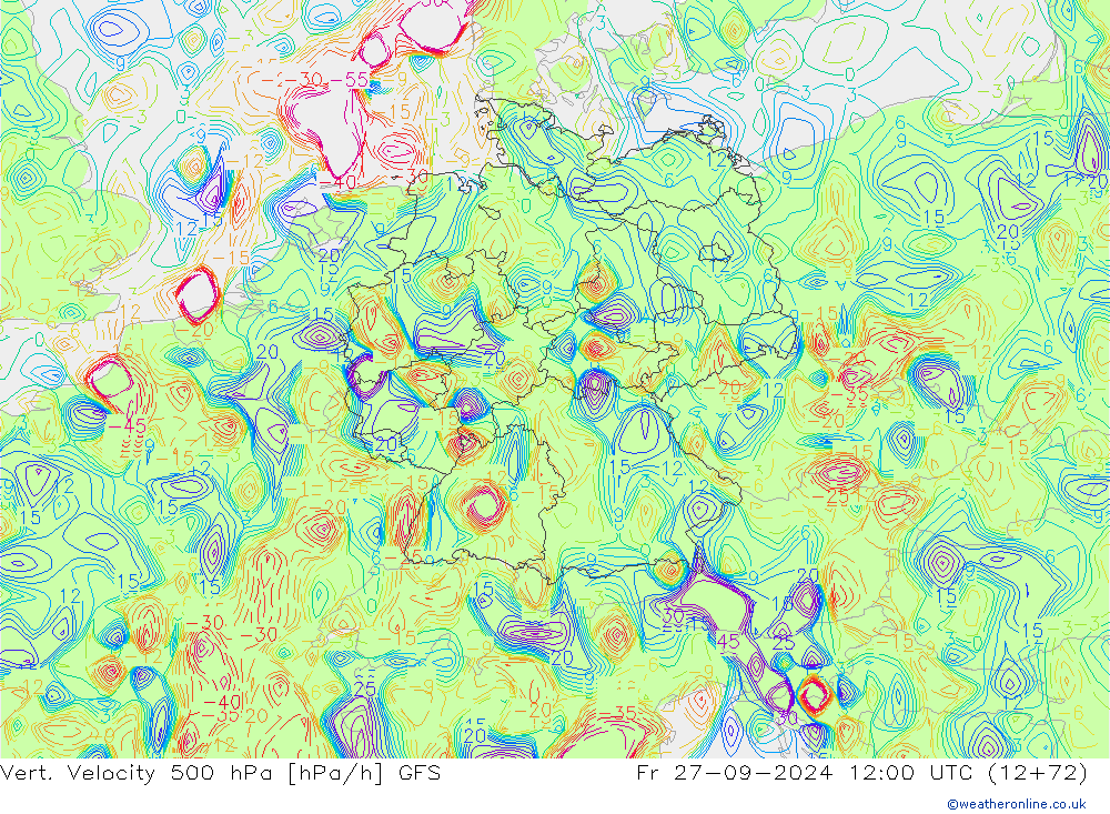 Vert. snelheid 500 hPa GFS september 2024