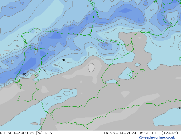 600-3000 m Nispi Nem GFS Per 26.09.2024 06 UTC