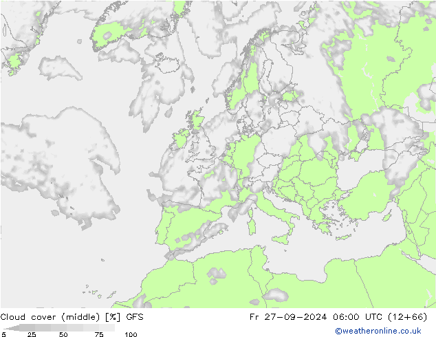 Nubes medias GFS vie 27.09.2024 06 UTC