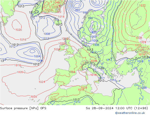 GFS: Sa 28.09.2024 12 UTC