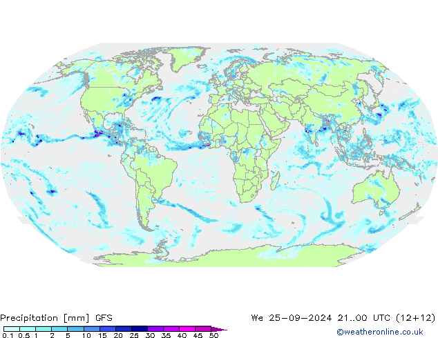 Niederschlag GFS Mi 25.09.2024 00 UTC