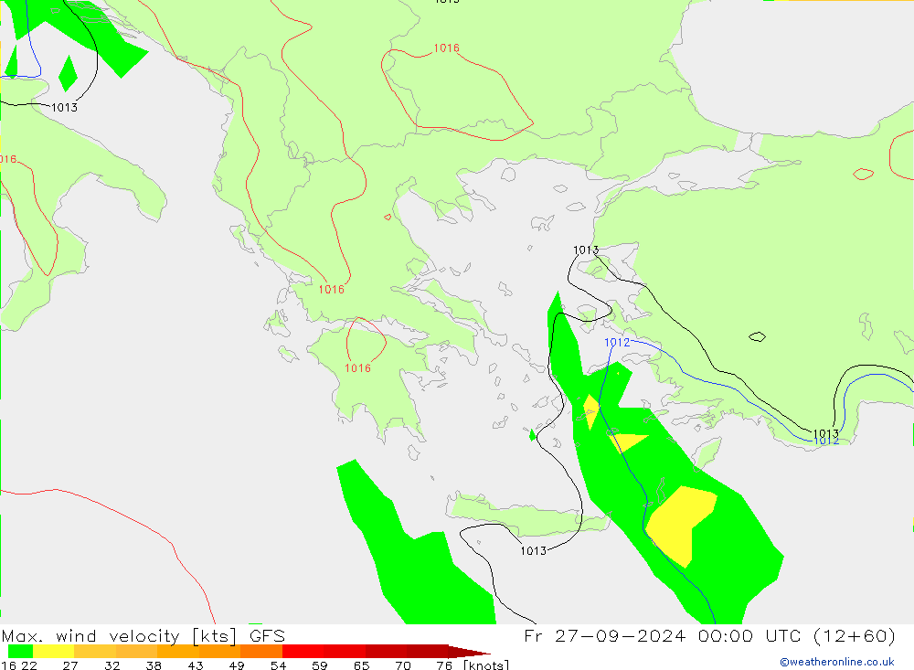 Max. wind velocity GFS Fr 27.09.2024 00 UTC