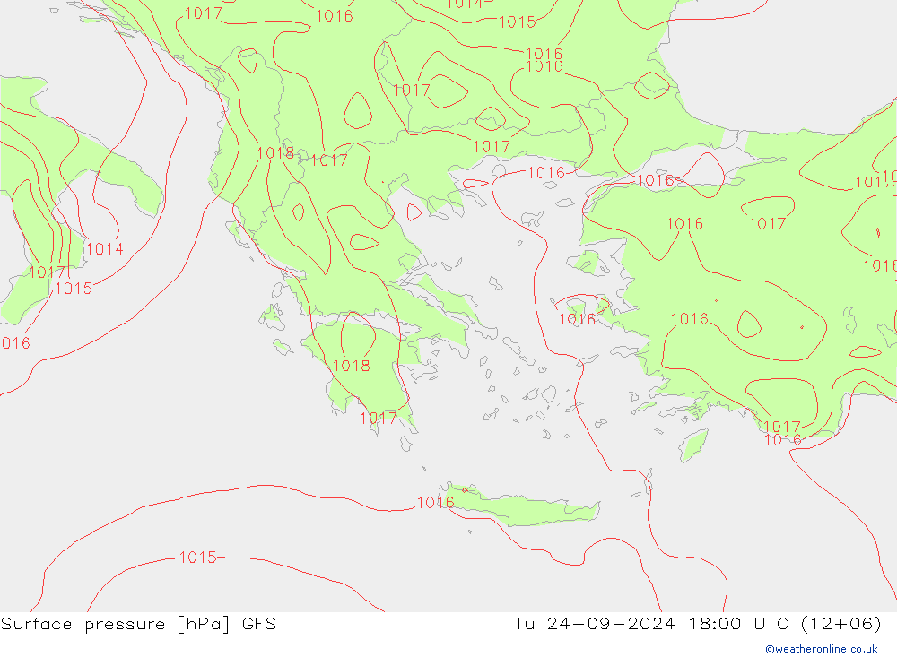 GFS: Tu 24.09.2024 18 UTC