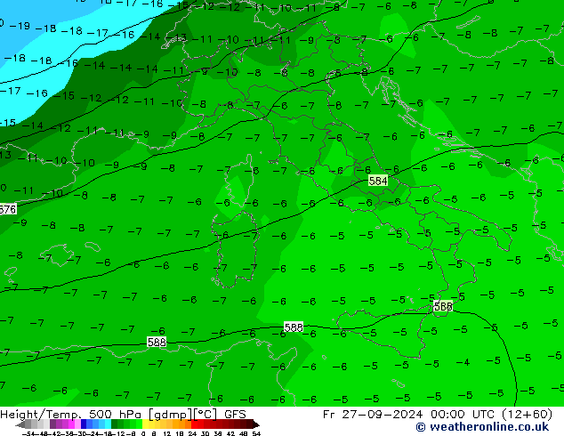 GFS: Fr 27.09.2024 00 UTC