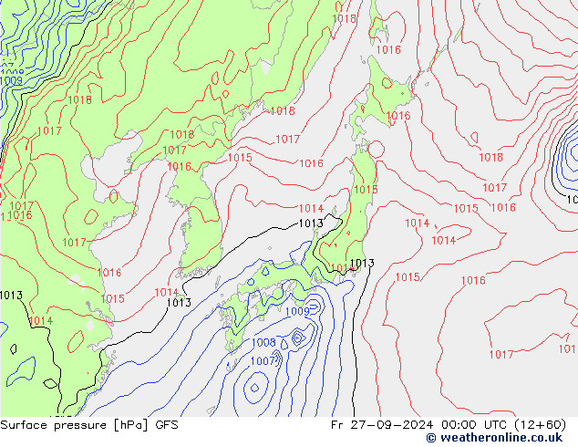 GFS: pt. 27.09.2024 00 UTC