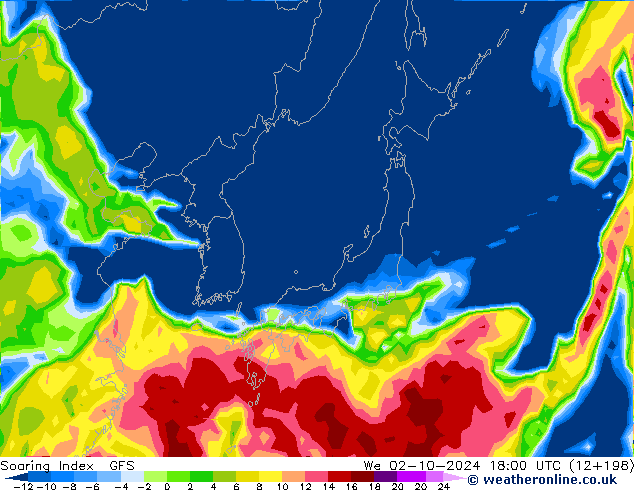 Soaring Index GFS  02.10.2024 18 UTC