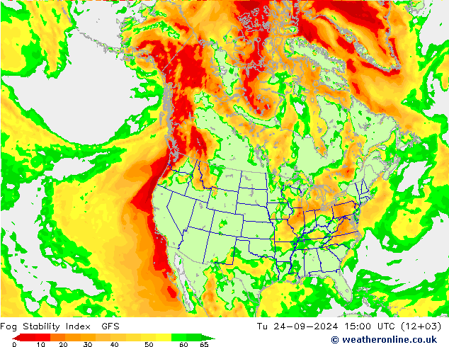 Fog Stability Index GFS Ter 24.09.2024 15 UTC