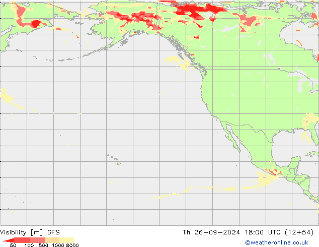 visibilidade GFS Qui 26.09.2024 18 UTC