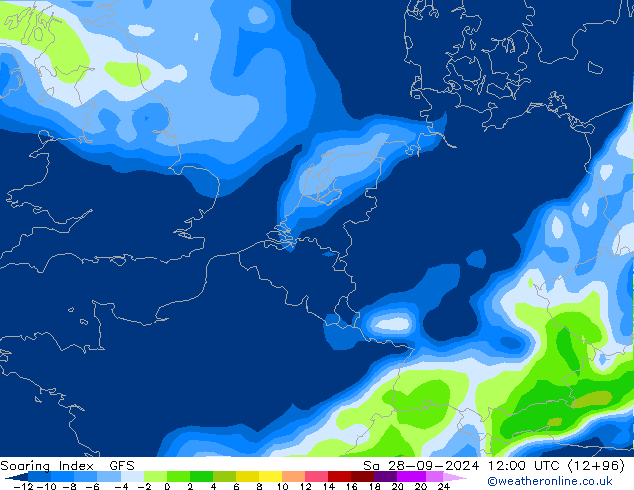 Soaring Index GFS Sa 28.09.2024 12 UTC