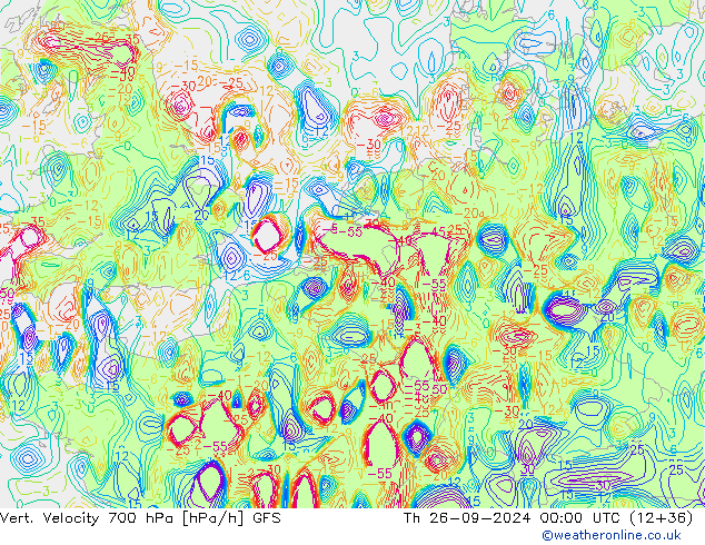 Vert. Velocity 700 hPa GFS  26.09.2024 00 UTC