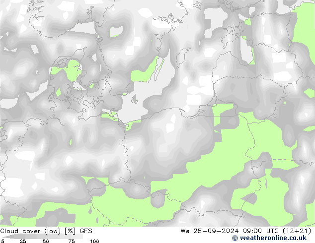  () GFS  25.09.2024 09 UTC