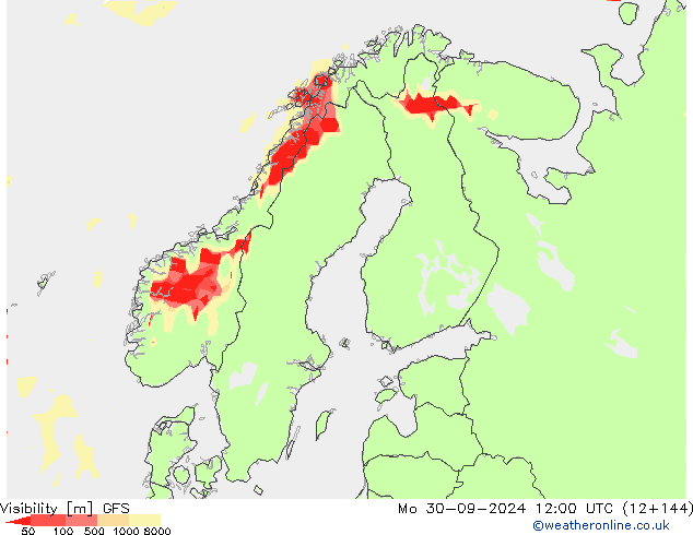 Sichtweite GFS Mo 30.09.2024 12 UTC