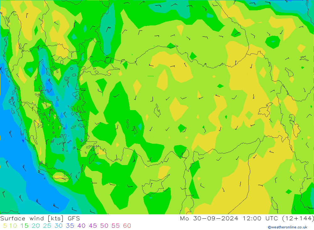  10 m GFS  30.09.2024 12 UTC