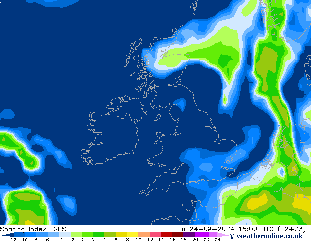 Soaring Index GFS Tu 24.09.2024 15 UTC