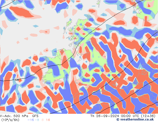 V-Adv. 500 hPa GFS Do 26.09.2024 00 UTC