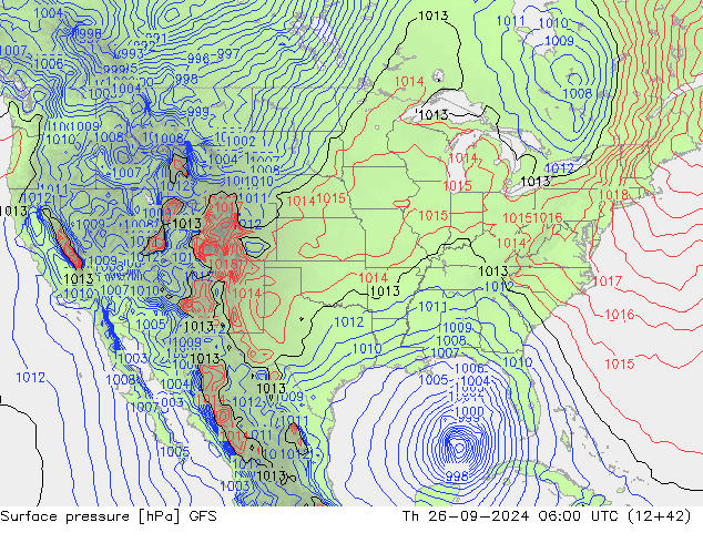 GFS: Qui 26.09.2024 06 UTC