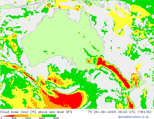 Höhe untere Wolkengrenze GFS Do 26.09.2024 06 UTC