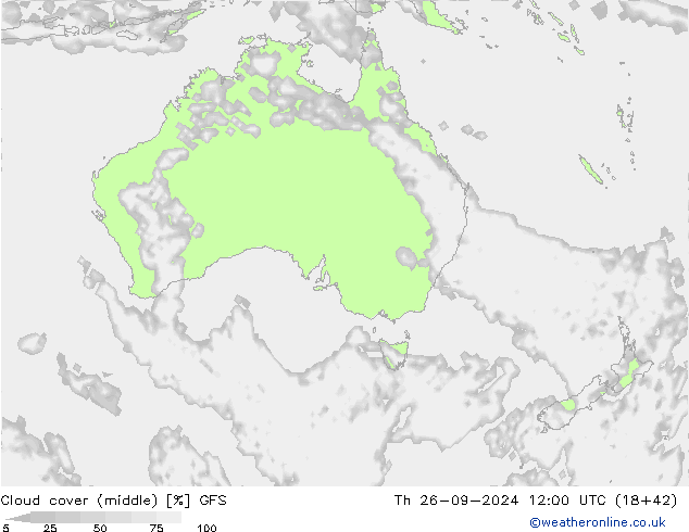 Wolken (mittel) GFS Do 26.09.2024 12 UTC