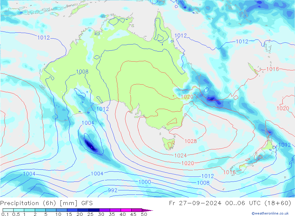 Z500/Regen(+SLP)/Z850 GFS vr 27.09.2024 06 UTC