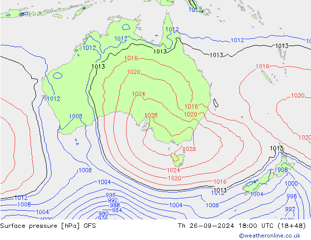 GFS: jue 26.09.2024 18 UTC