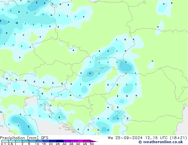 opad GFS śro. 25.09.2024 15 UTC