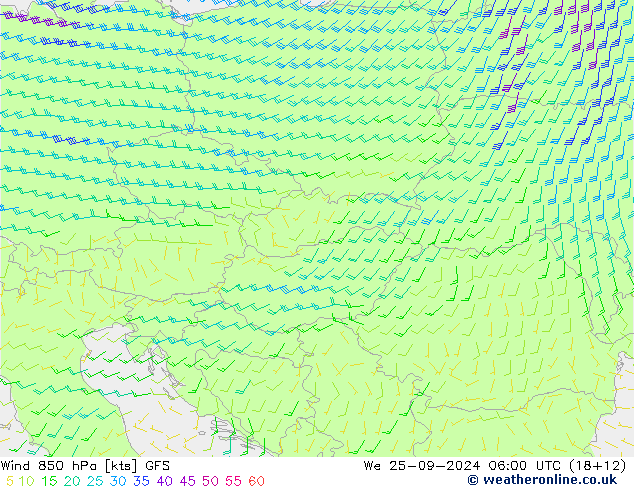  850 hPa GFS  2024