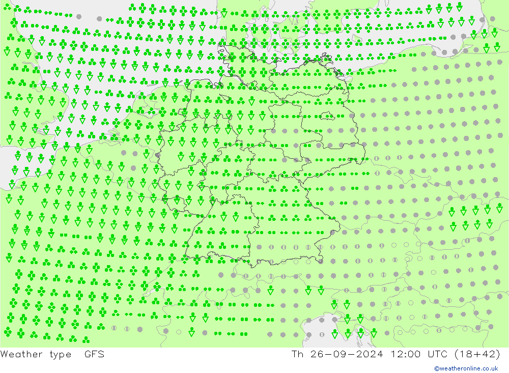 Weermodel GFS do 26.09.2024 12 UTC