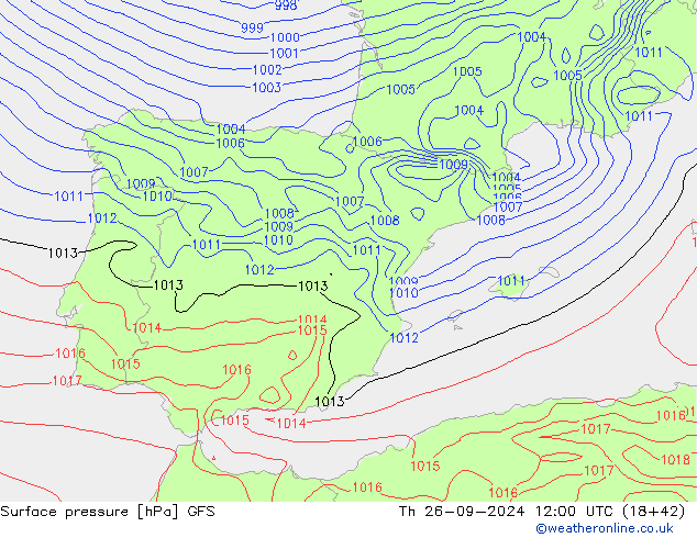      GFS  26.09.2024 12 UTC