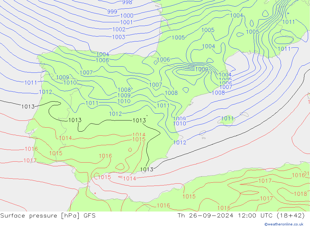      GFS  26.09.2024 12 UTC