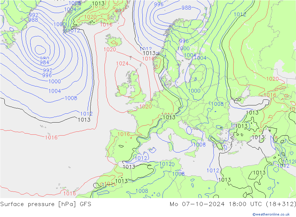      GFS  07.10.2024 18 UTC